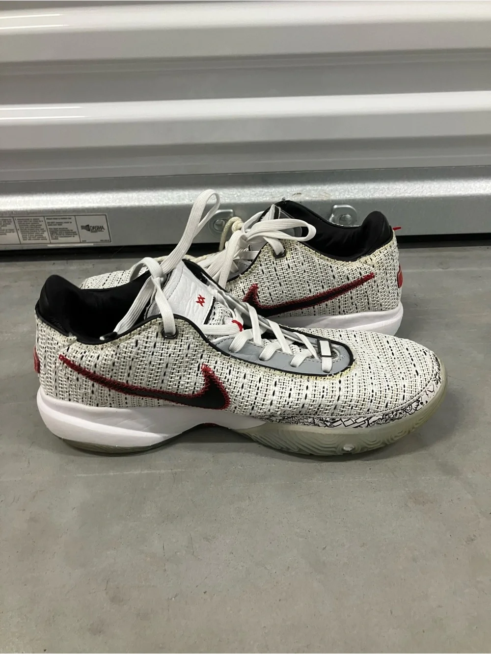 Nike Lebron 20XX The Debut White Knit Basketball Shoes